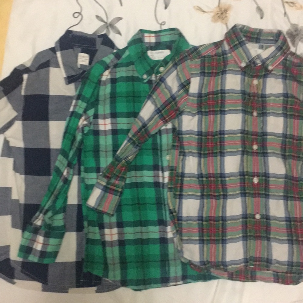 Bundle 3❗️J Crew CrewCuts Boys Button Down Shirts